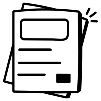 pictogramme de documents