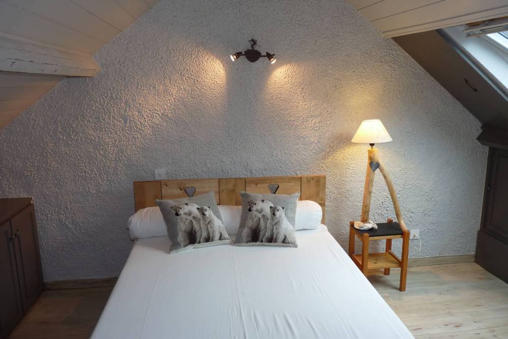 mur de chambre enduit
