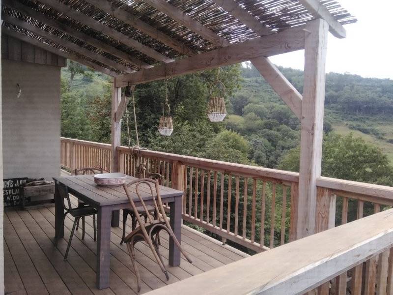 terrasse en bois huilée