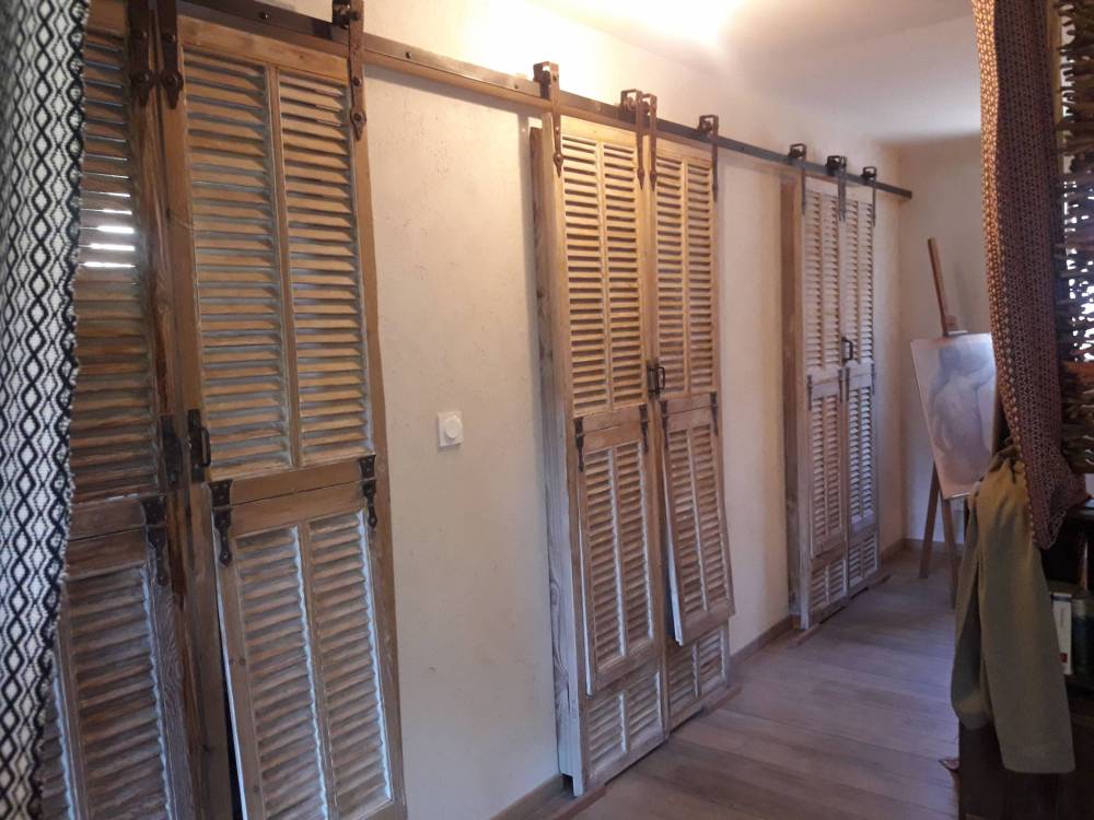 portes en bois huilées
